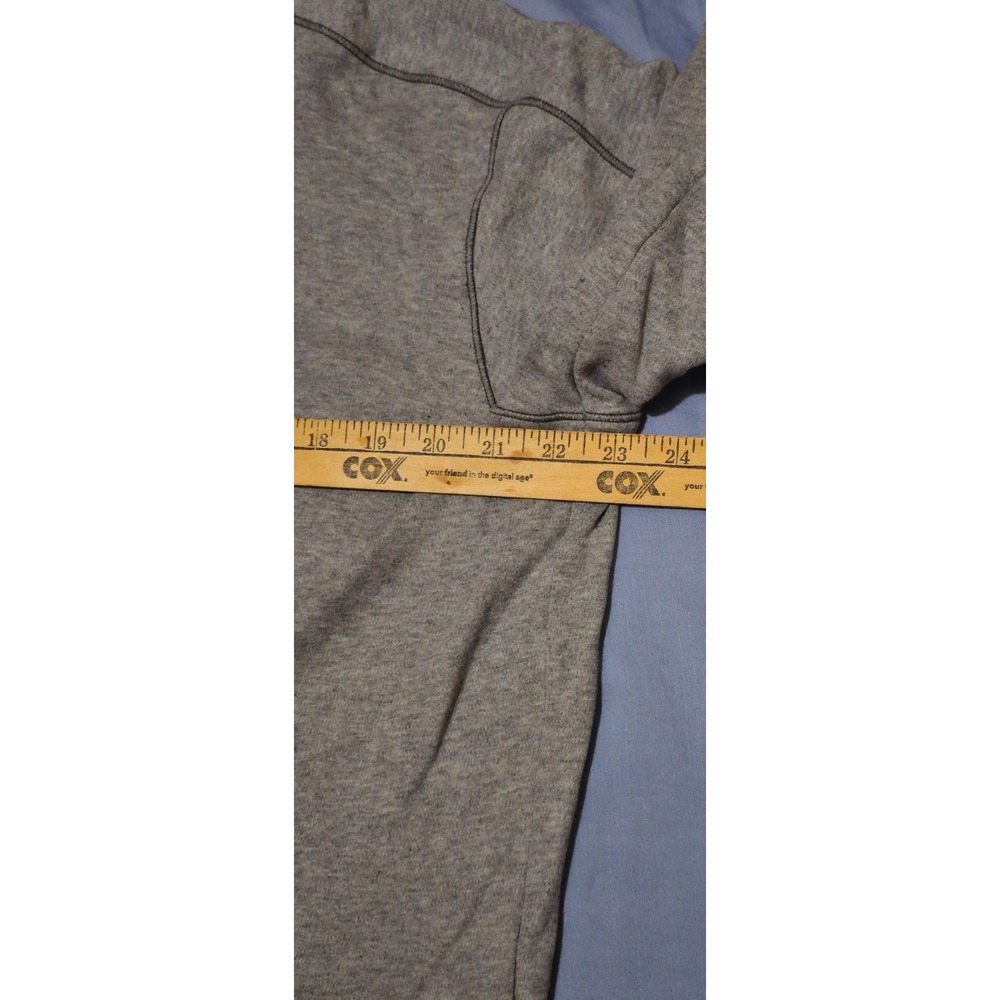 Robert Graham Men XL Gray 1/4 Zip Pullover Sweatshirt Long Sleeve Cotton - Picture 4 of 6